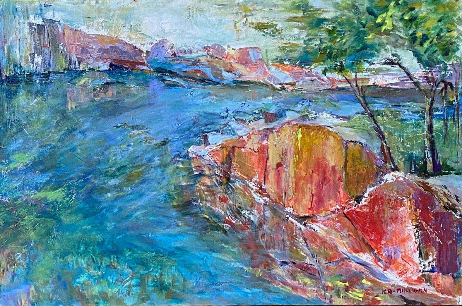 acrylic painting on canvas